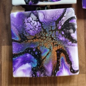 Bloom coasters made in workshops